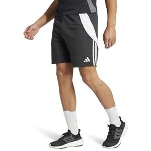 NWT Adidas Men's Tiro 24 Sweat Shorts - Black/White - Size Medium